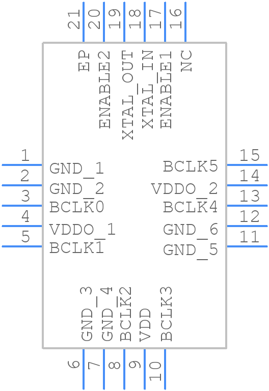 83905AKLFT - Renesas Electronics - PCB symbol