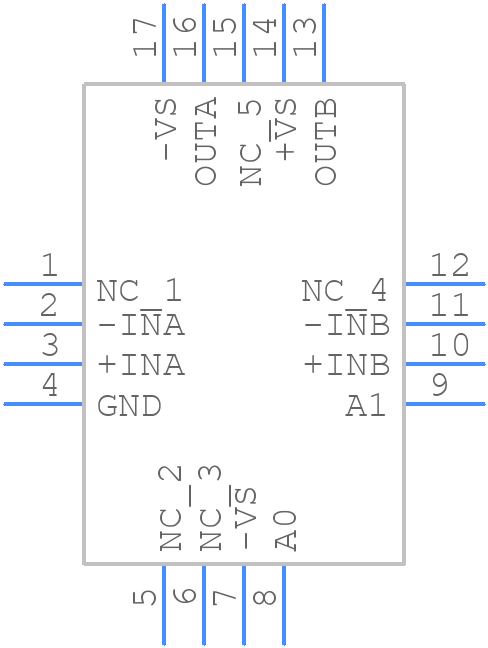 OPA2670IRGVT - Texas Instruments - PCB symbol