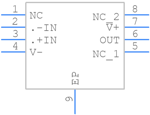 OPA354AIDDA - Texas Instruments - PCB symbol