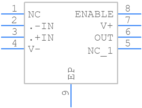 OPA357AIDDA - Texas Instruments - PCB symbol
