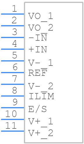 OPA549S - Texas Instruments - PCB symbol