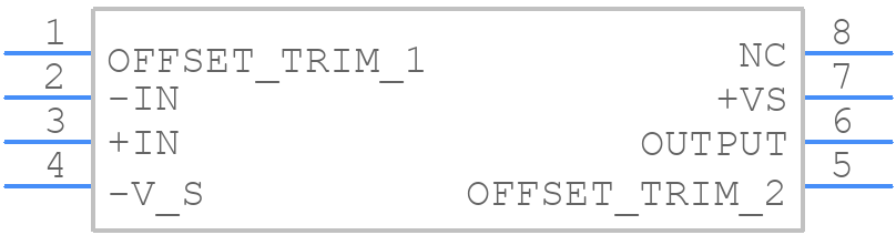 OPA602AP - Texas Instruments - PCB symbol