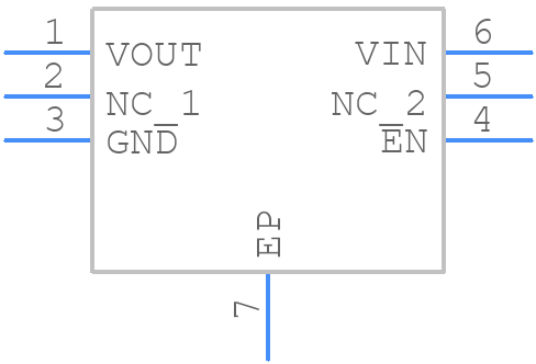ADM7160ACPZN1.8-R2 - Analog Devices - PCB symbol