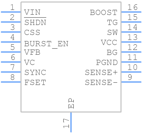 LT3845AIFE#PBF - Analog Devices - PCB symbol
