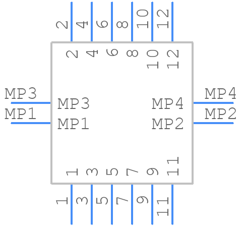 BM23FR0.6-12DP-0.35V(51) - Hirose - PCB symbol