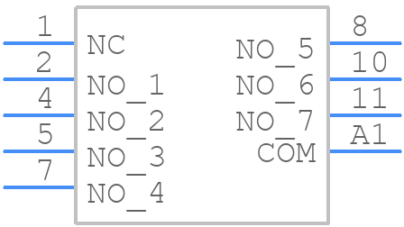 A12542MNCQ - C & K COMPONENTS - PCB symbol