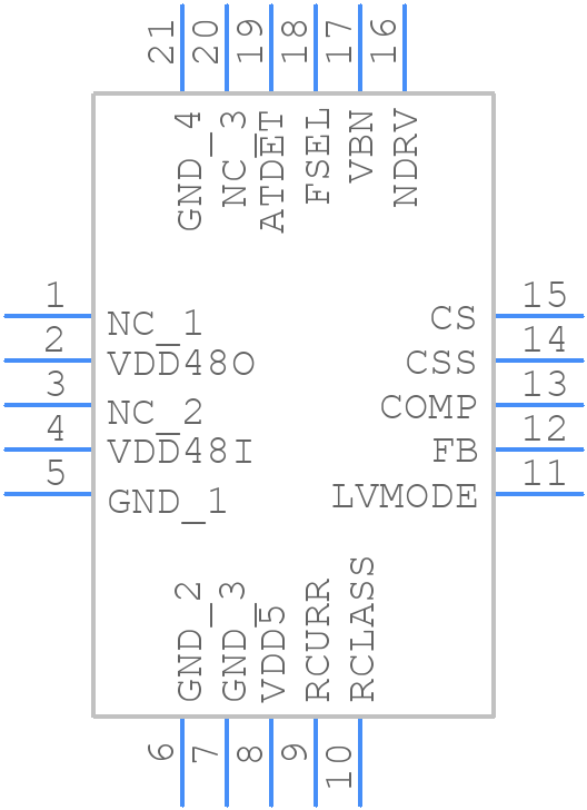 AS1138 - Kinetic Technologies - PCB symbol