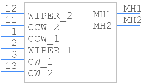 RK12L12H0005 - ALPS Electric - PCB symbol