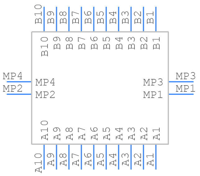 464686-E - TE Connectivity - PCB symbol