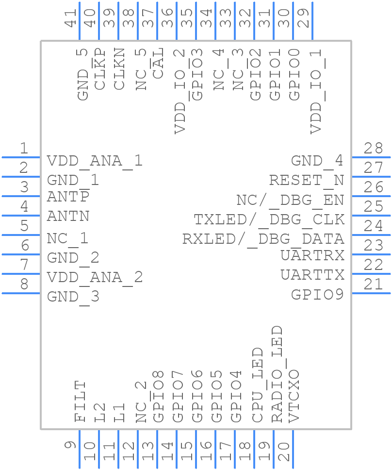 AX-SFEU-API-1-01-TX30 - onsemi - PCB symbol