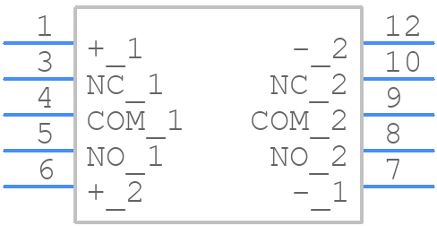 TX2-LT-5V - Panasonic - PCB symbol