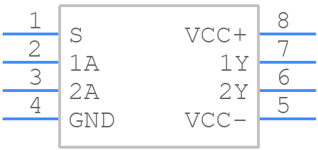 SN75150P - Texas Instruments - PCB symbol