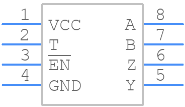 SN75178BP - Texas Instruments - PCB symbol