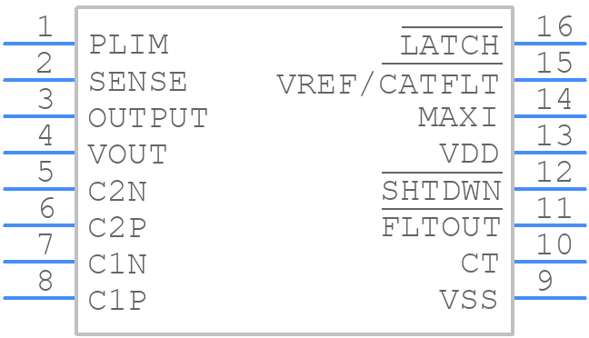 UCC3917D - Texas Instruments - PCB symbol