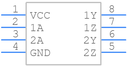 SN75ALS191PE4 - Texas Instruments - PCB symbol