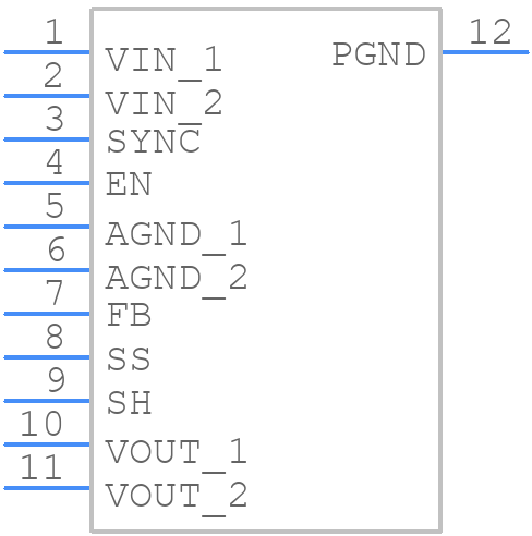 LMZ23610TZE/NOPB - Texas Instruments - PCB symbol