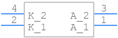EAST1608RWA0 - Everlight - PCB symbol
