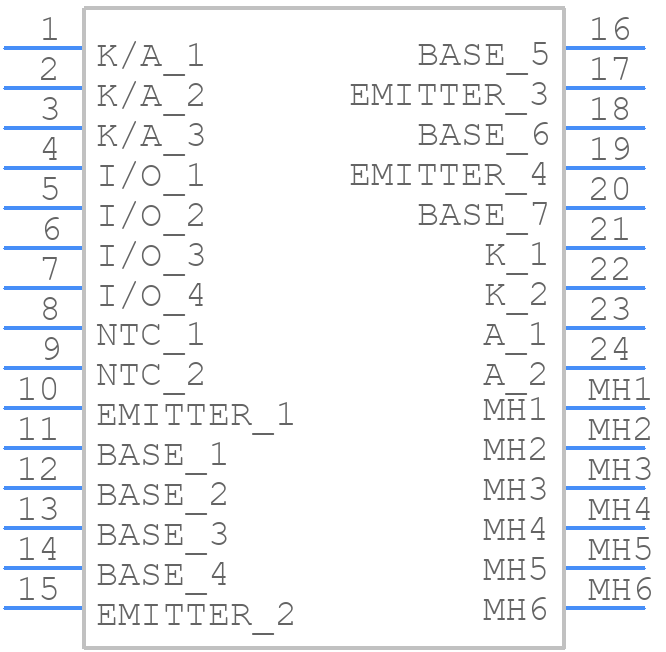 BSM35GP120 - Infineon - PCB symbol