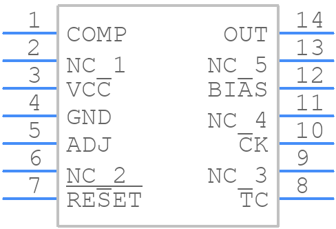 TA7900F - Toshiba - PCB symbol