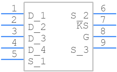GAN080-650EBEZ - Nexperia - PCB symbol