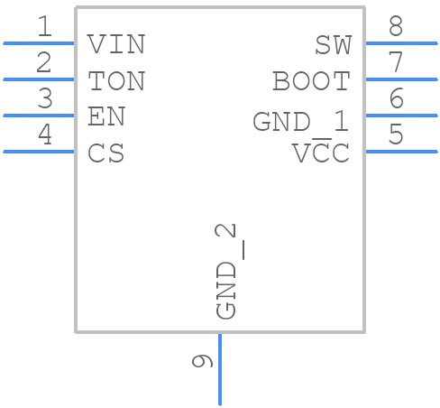 A6217KLJTR-T - Allegro Microsystems - PCB symbol