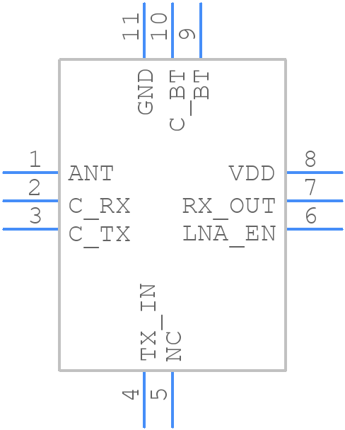 RF5521TR7 - Qorvo - PCB symbol