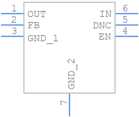 TLV75801PDRVT - Texas Instruments - PCB symbol