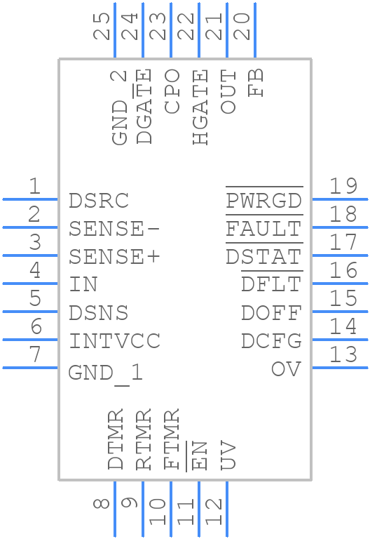 LTC4229CUFD#PBF - Analog Devices - PCB symbol