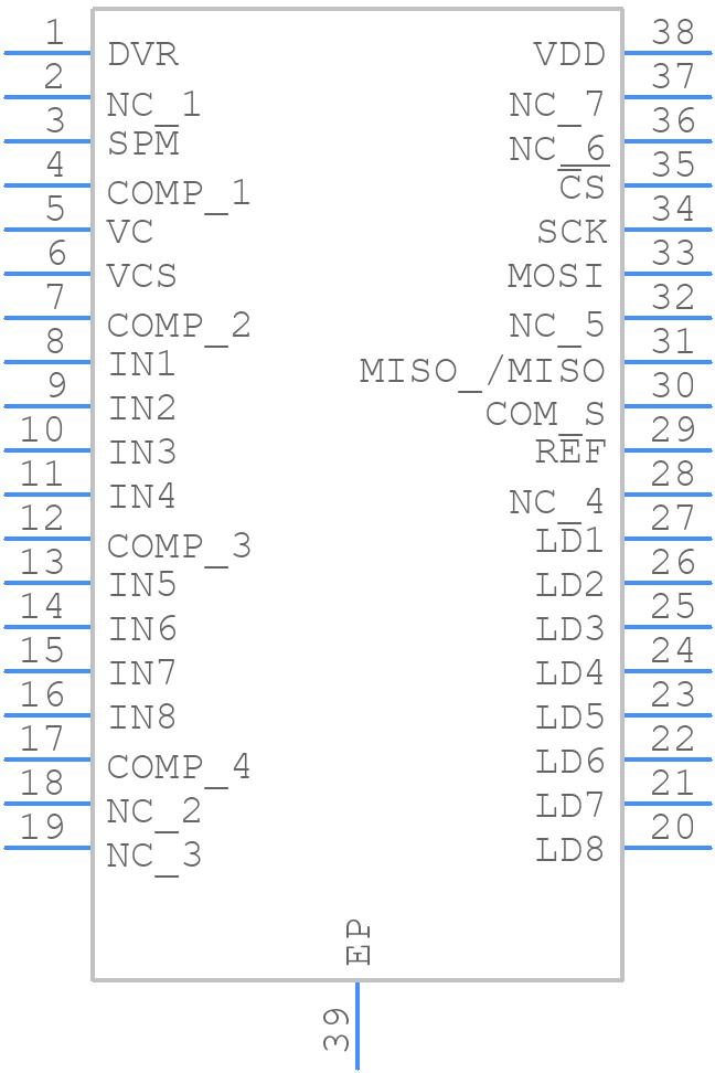CLT01-38S4 - STMicroelectronics - PCB symbol