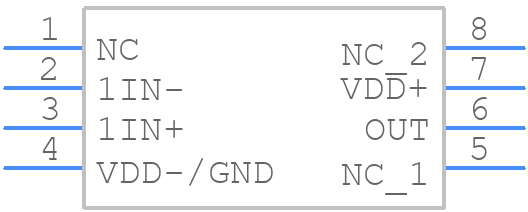 TLC4501ID - Texas Instruments - PCB symbol