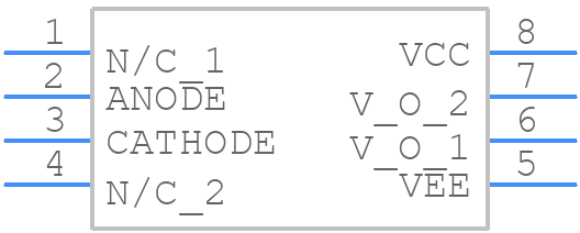 ACPL-312T-000E - Avago Technologies - PCB symbol