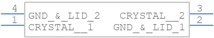 LFXTAL053060REEL - IQD - PCB symbol