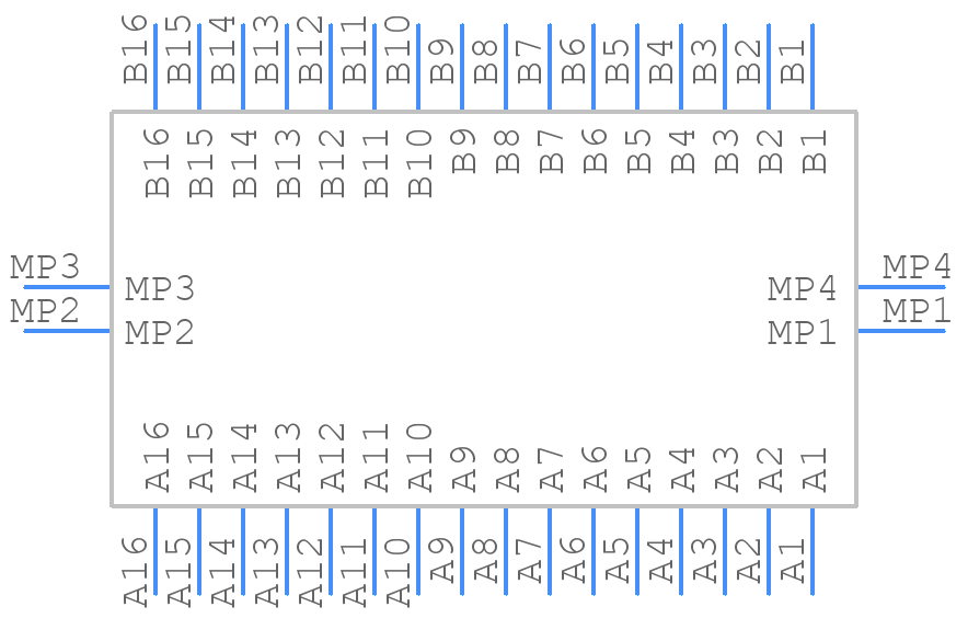 M55-7013242R - Harwin - PCB symbol