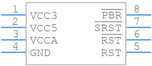 LTC1326CMS8#PBF - Analog Devices - PCB symbol