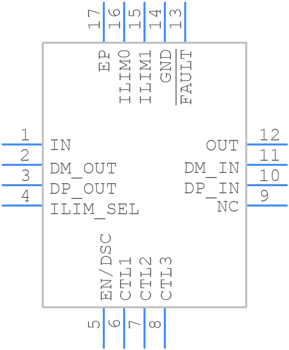 TPS2541RTET - Texas Instruments - PCB symbol