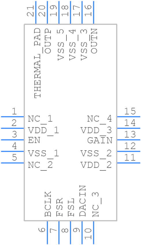 NAU8315Y - Nuvoton - PCB symbol