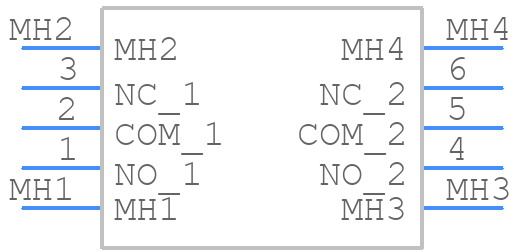 D22028B - NKK Switches - PCB symbol