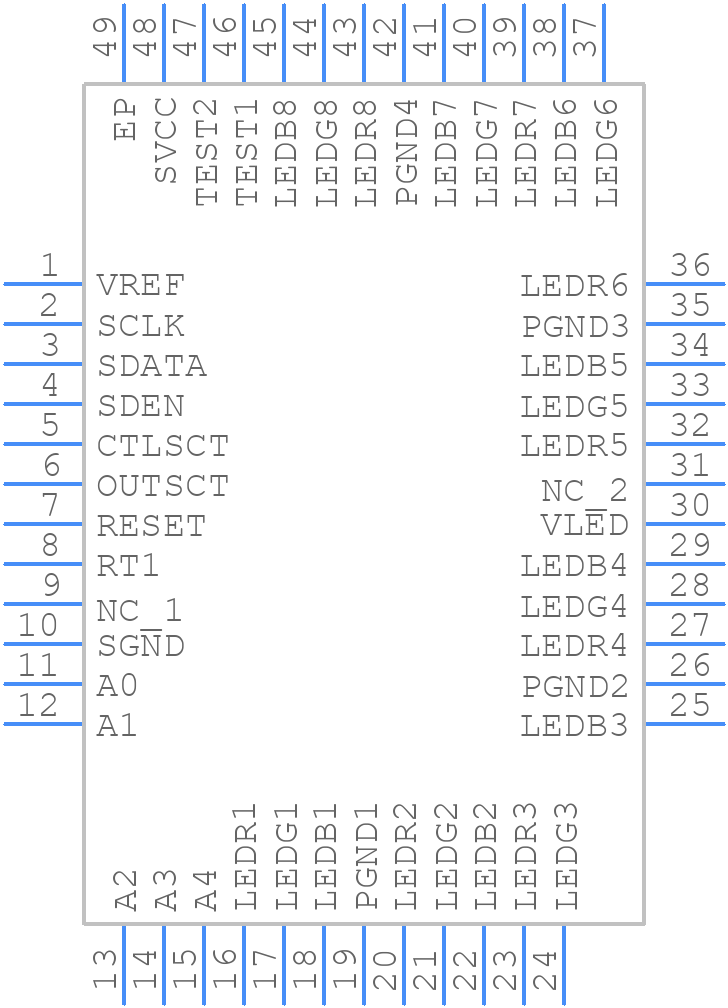 LV5239TAZ-NH - onsemi - PCB symbol