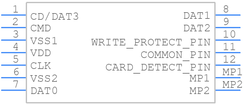 104B-TAA0-R - ATTEND - PCB symbol