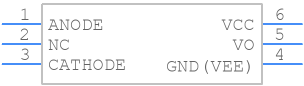 IS341W - Isocom - PCB symbol