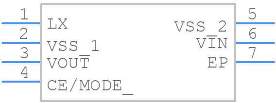 XC9235E12CER-G - Torex - PCB symbol