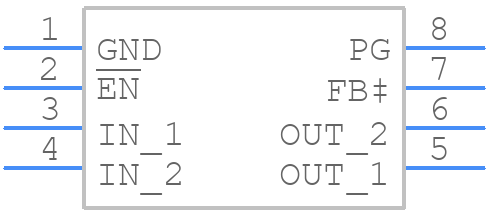 TPS7101QP - Texas Instruments - PCB symbol