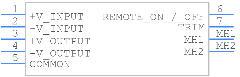 ECLB75W-48D15 - Cincon - PCB symbol
