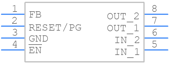 TPS7201QD - Texas Instruments - PCB symbol
