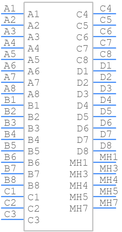 558524-1 - TE Connectivity - PCB symbol