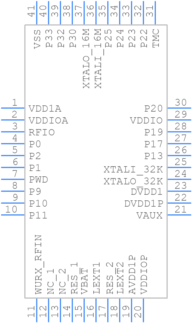 ATM2201-011 - Atmosic Technologies - PCB symbol