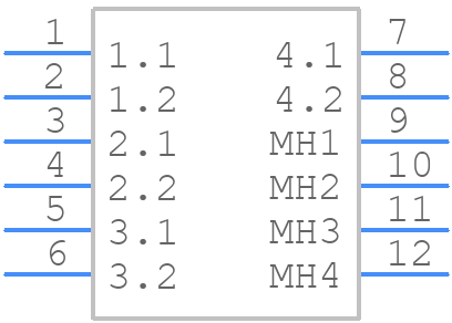 E6S20D-40MT5-Z - Rosenberger - PCB symbol