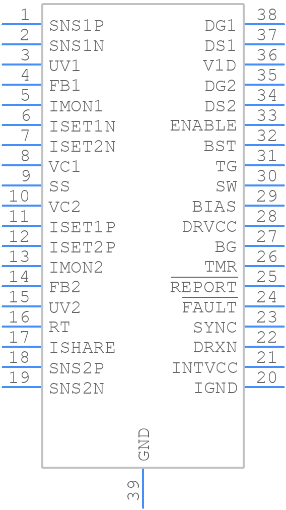 LT8228HFE#WPBF - Analog Devices - PCB symbol