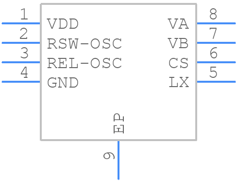 HV857LK7-G - Microchip - PCB symbol