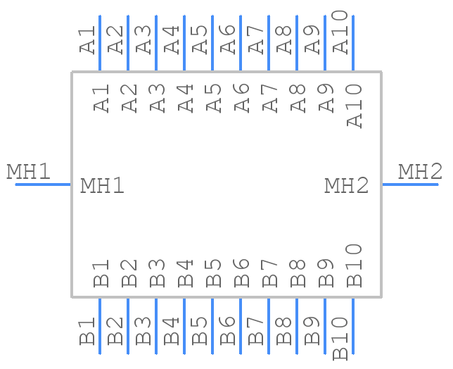 341-020-520-202 - EDAC - PCB symbol